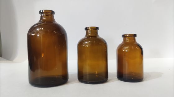 10ml- 100ml Ups tipo Ii Iii fiala di vetro ambrato/trasparente modellato per confezioni di iniezione di polvere farmaceutica e veterinaria