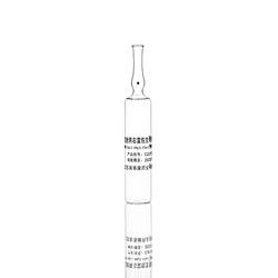 Ampola di vetro medico trasparente da 2 ml realizzata con tubo di borosilicato neutro OPC CBR SCR