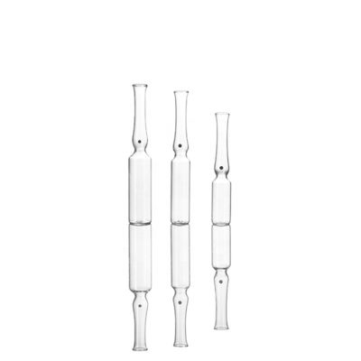 Fiala di vetro iniettabile per serigrafia di tipo 1 con certificato ISO DMF trasparente da 20 ml