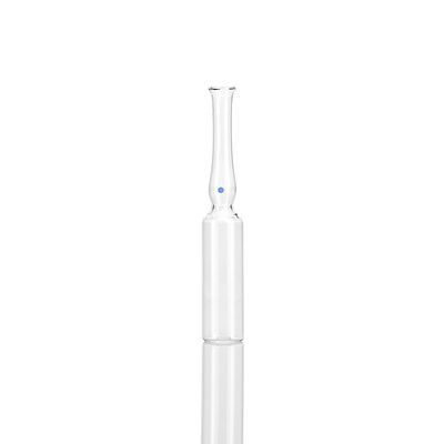 Ampolata di vetro borosilicato trasparente da 10 ml per farmaci liofilizzati ISO e DMF registrata