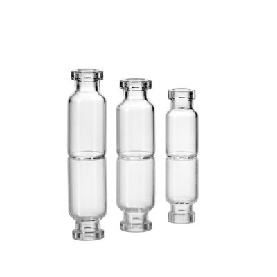 Fiala tubolare in vetro borosilicato neutro ambrato trasparente da 3 ml con resistenza idrolitica superiore