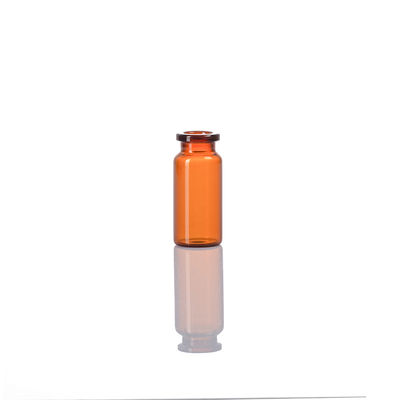 7 ml di flaconcini di vetro borosilicato tubolare di colore ambra personalizzato
