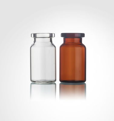 15R Flaconcino di vetro borosilicato neutro di tipo I trasparente 24*60MM con tappo di gomma